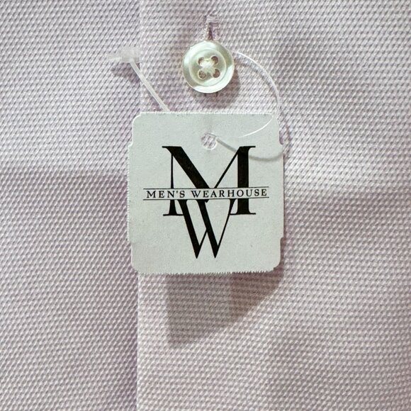 NEW (NWT) Calvin Klein Infinite Slim Fit Mini Texture Pink Dress Shirt - Picture 6 of 7